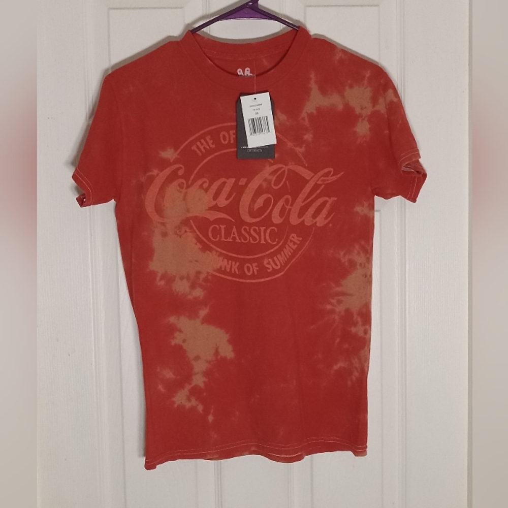 Coca-Cola Junk Food Clothing cotton Tie Dye t-shirt